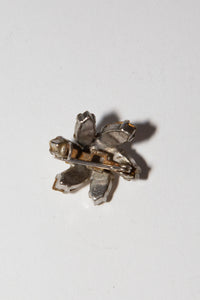 Vintage 1940s Small Rhinestone Pin Brooch