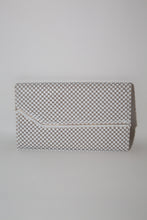 Vintage 1980s White Mesh Clutch Bag