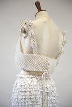 Vintage 1960s Pearl Beaded Bra Top