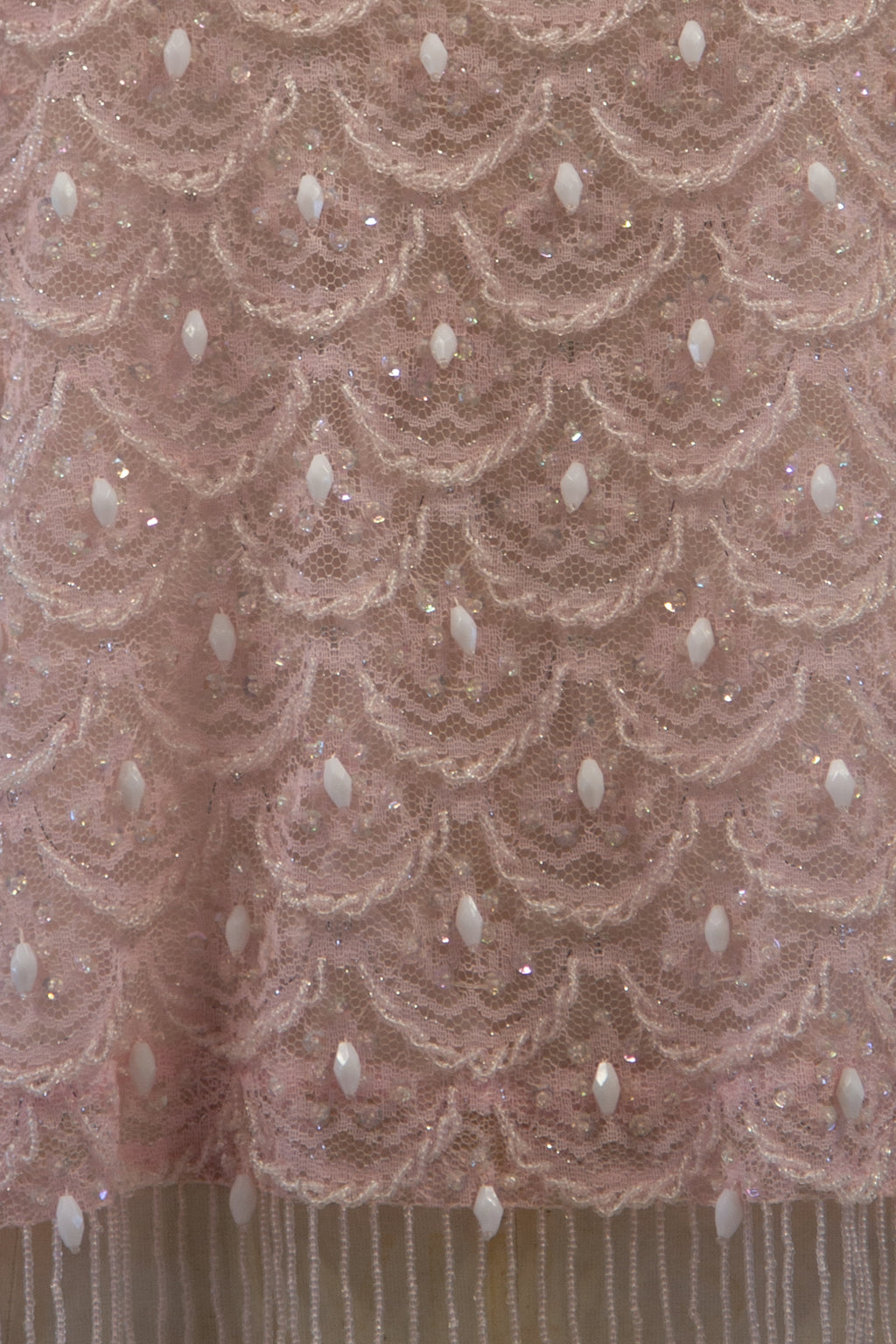 1960s pink beaded top