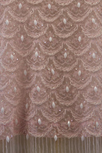 1960s pink beaded top