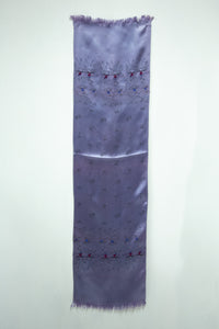 Vintage 1950s Lilac Silk Ballet Scarf