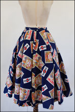 Vintage 1970s does 1950s Martini Skirt