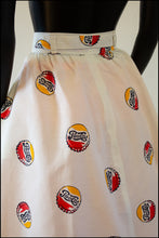 Vintage 1980s 'Popsi Cola' Print Full Skirt