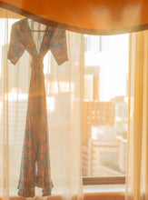 Belle Dress in Blue Floral Muslin
