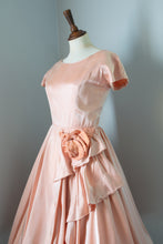 Vintage 1950s Ballet Pink Rose Dress