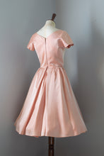 Vintage 1950s Ballet Pink Rose Dress