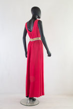 Vintage 1970s Pink Crepe Jumpsuit