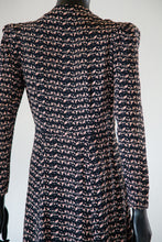 Vintage 1940s Novelty Print Tea Dress