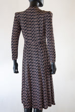 Vintage 1940s Novelty Print Tea Dress