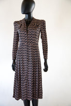 Vintage 1940s Novelty Print Tea Dress