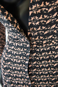 Vintage 1940s Novelty Print Tea Dress
