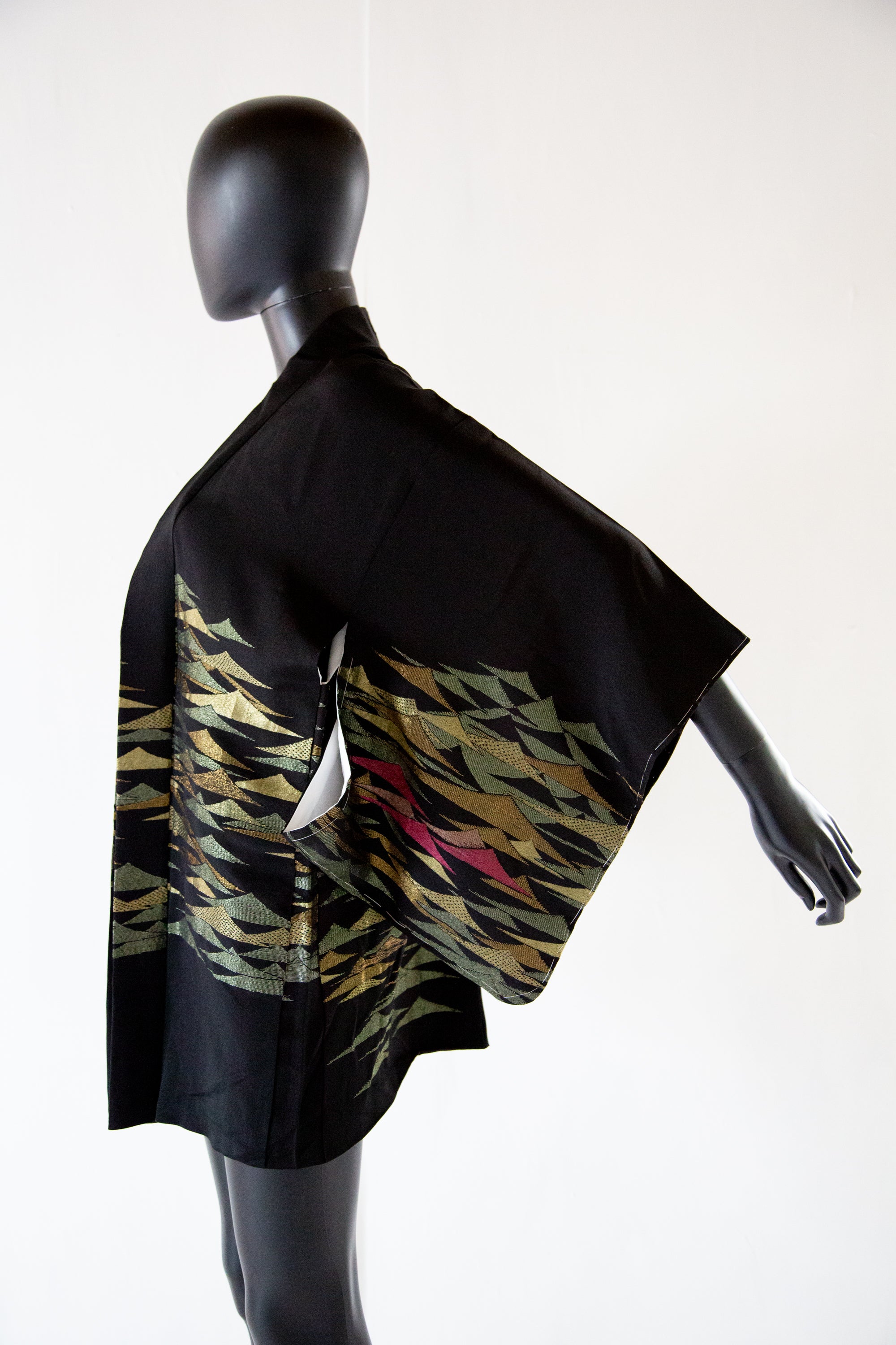 Metallic kimono jacket hotsell