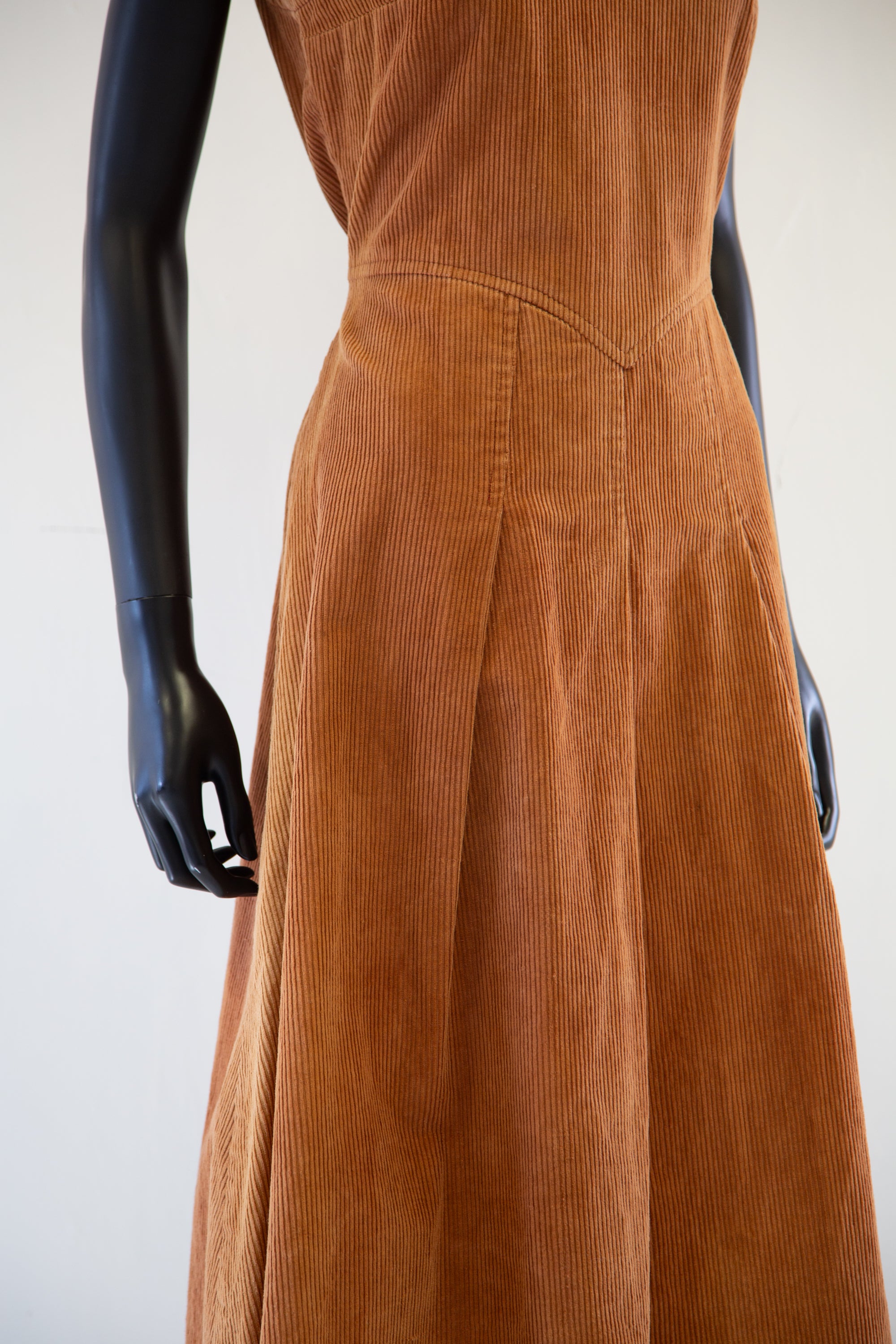 brown corduroy dress ASTR the Label | Gisselle Corduroy Mini Dress in Camel main image 1