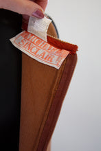 Vintage 1970s Brown Cord Pinafore Dress