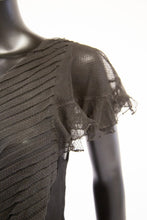 Vintage 1930s Black Tulle Dress
