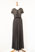 Vintage 1930s Black Tulle Dress