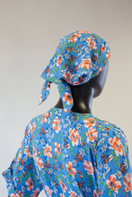 Belle Dress in Blue Floral Muslin