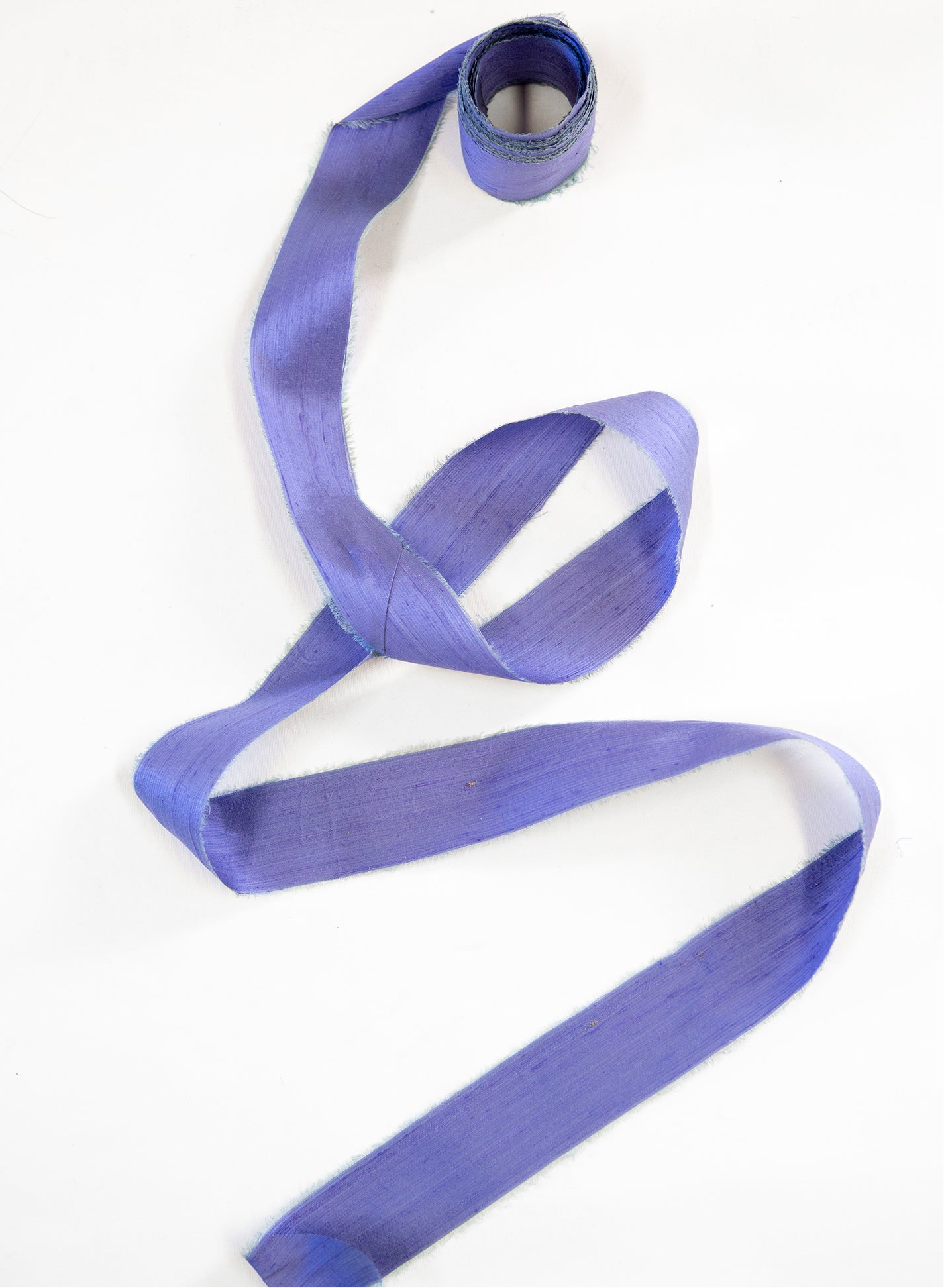 Dusky Blue Silk Ribbon 5cm