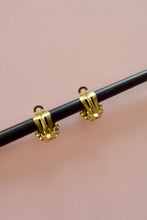 Vintage 1960s Iridescent Crystal Earrings