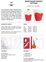 Strapless Bodice Pattern