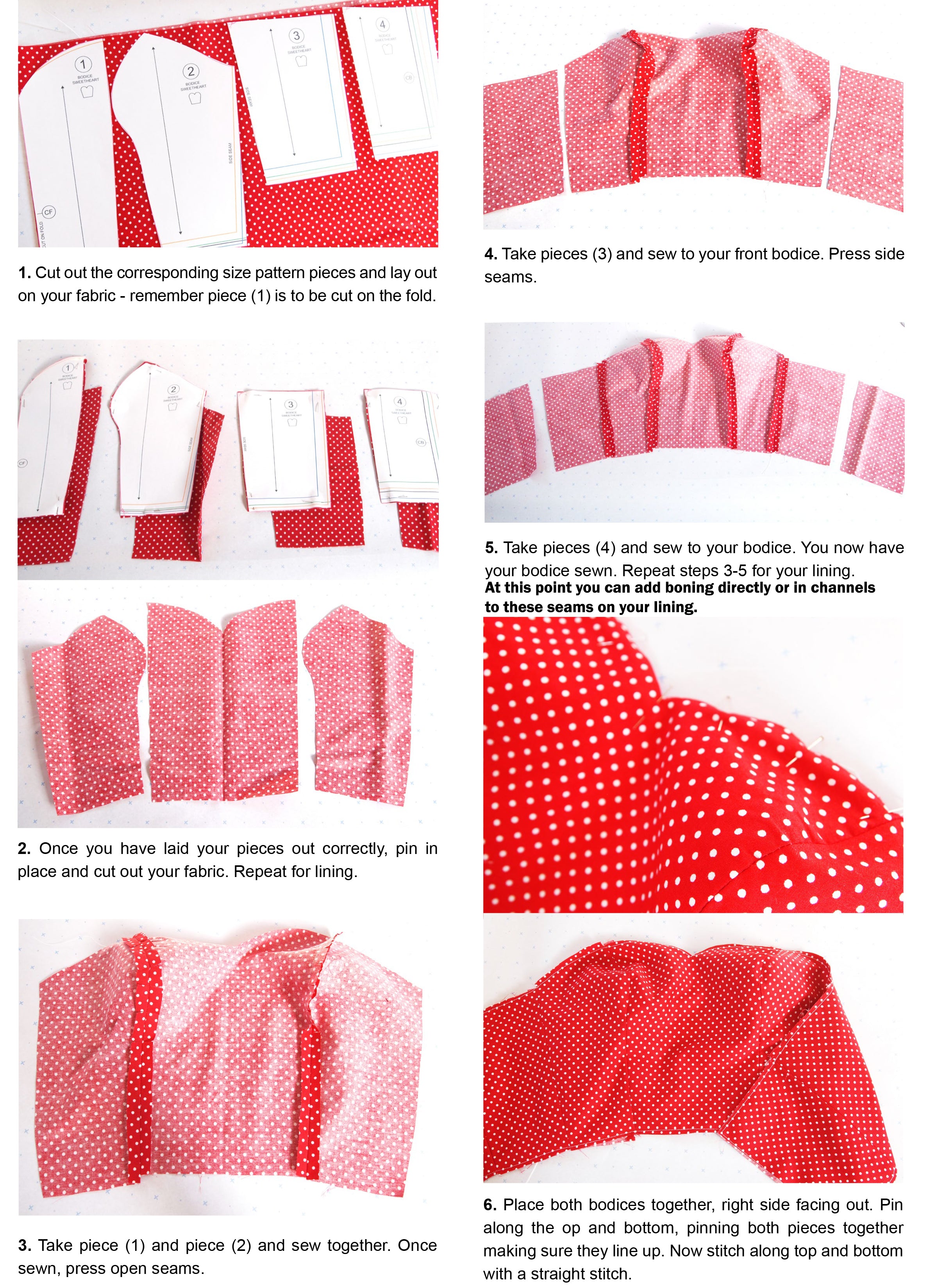 Strapless Bodice Pattern