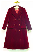 Vintage 1960s Christian Dior Red Velvet Coat