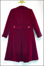 Vintage 1960s Christian Dior Red Velvet Coat