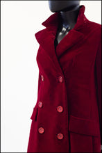 Vintage 1960s Christian Dior Red Velvet Coat