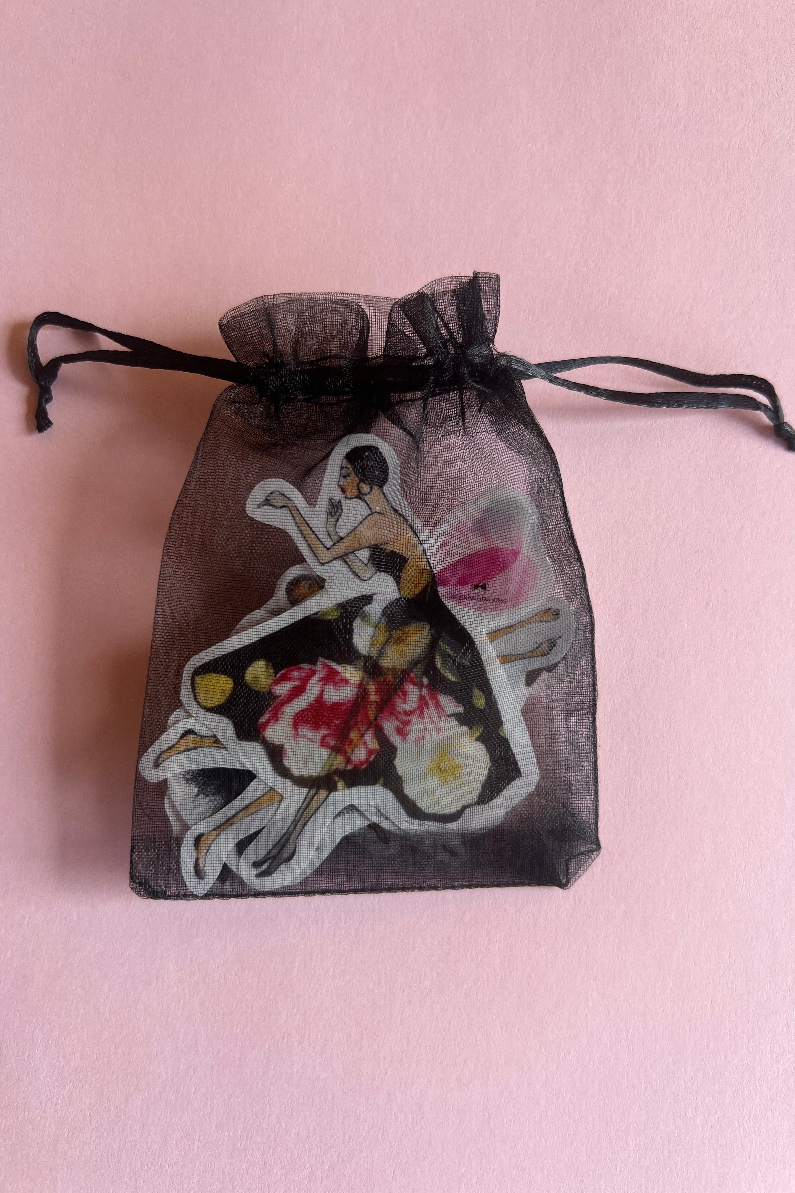 Fashion Illustration Fairy Stickers by artist Alexandra King 