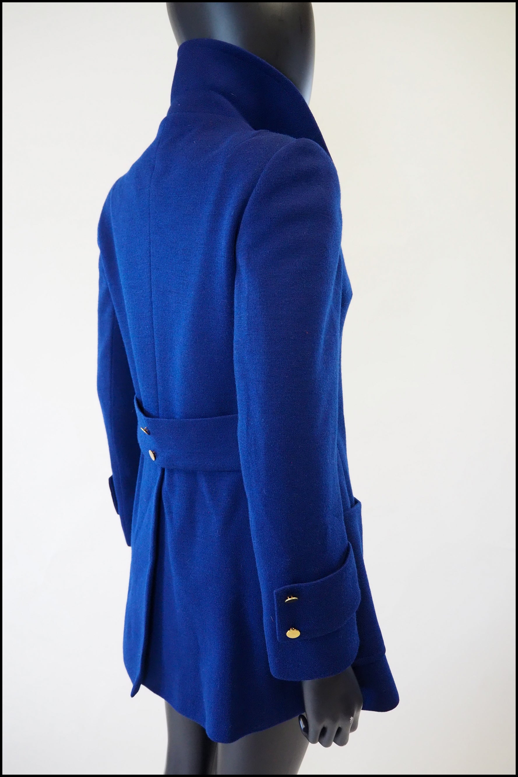 Vintage 1960s French Blue Pea Coat – ALEXANDRA-KING