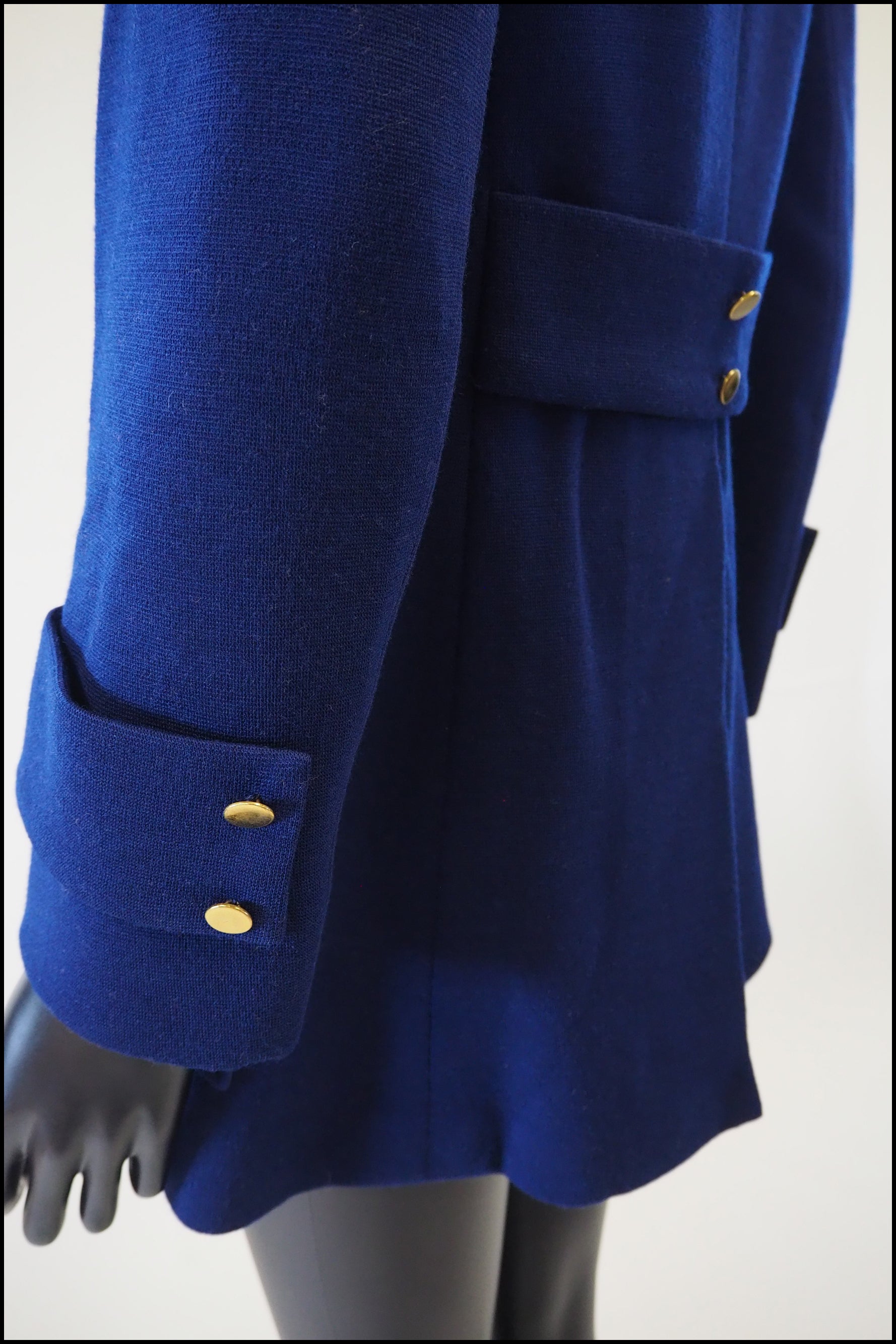 Vintage 1960s French Blue Pea Coat – ALEXANDRA-KING
