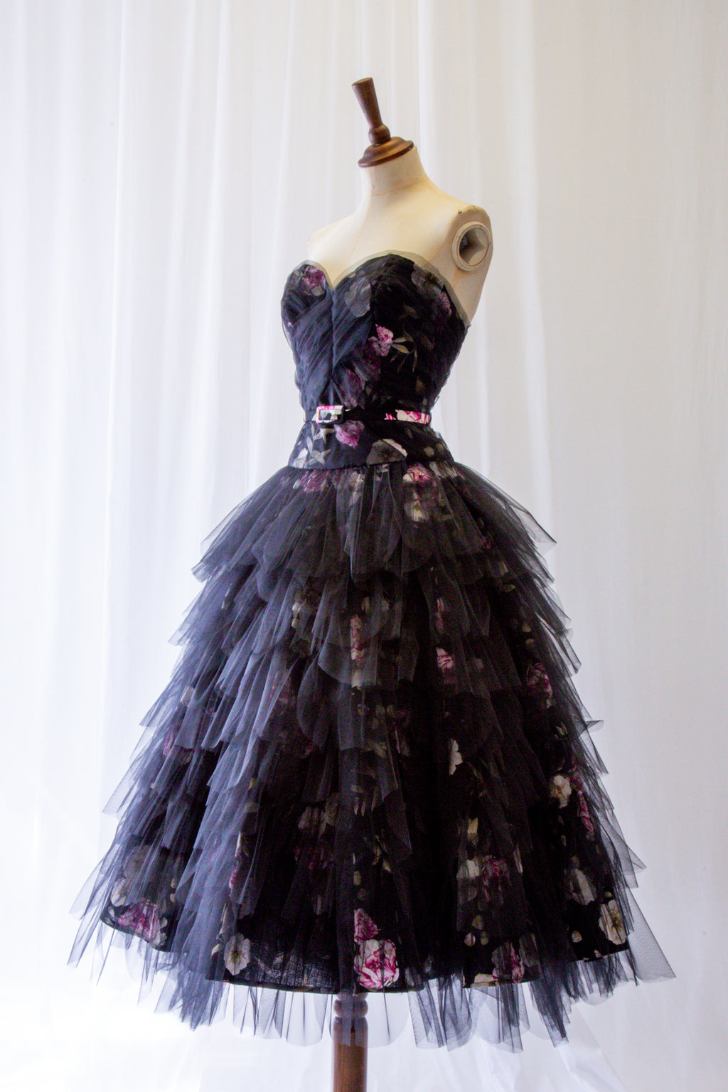 Yōsei Rose Linen Tulle Ballerina Dress