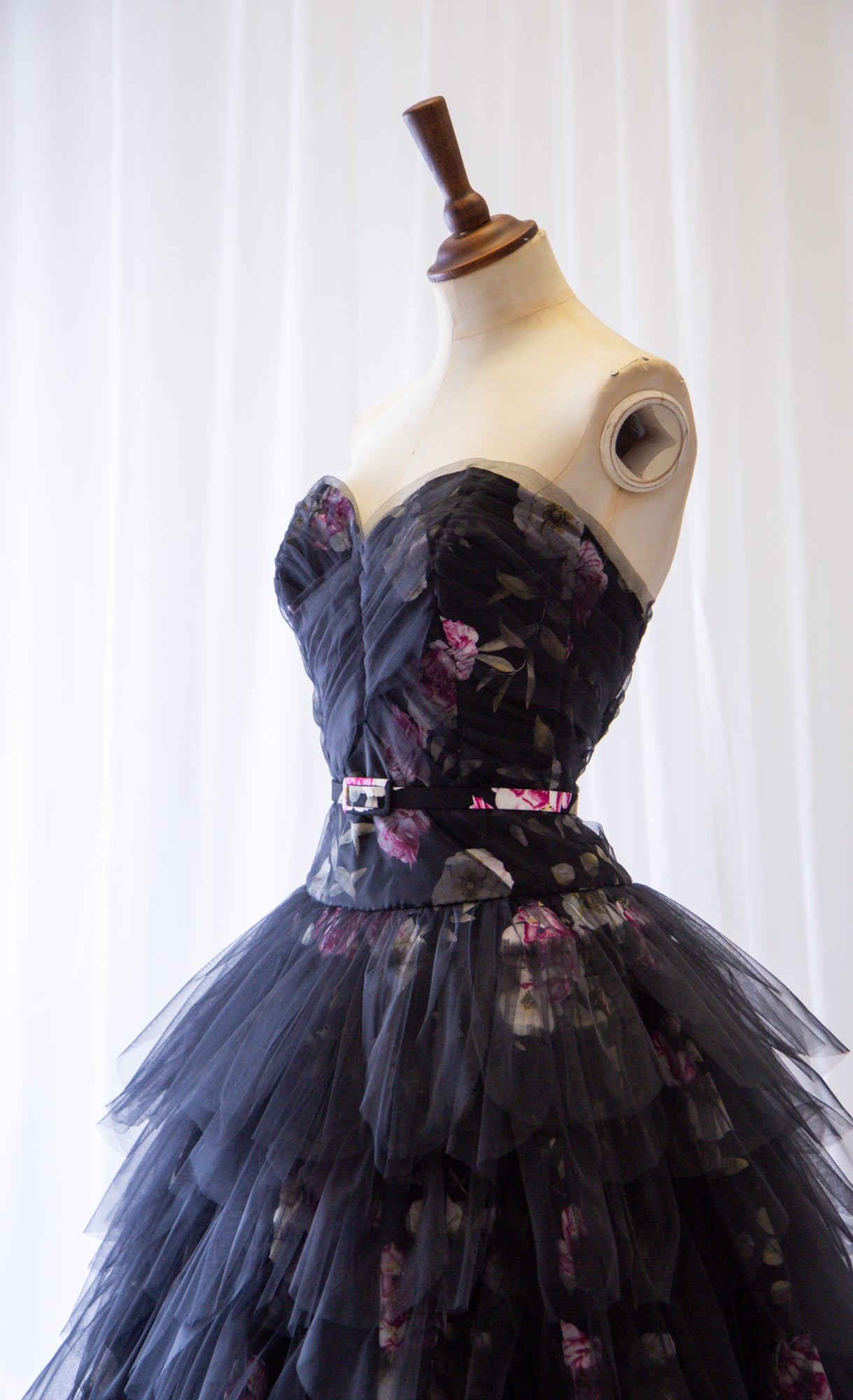 Yōsei Rose Linen Tulle Ballerina Dress