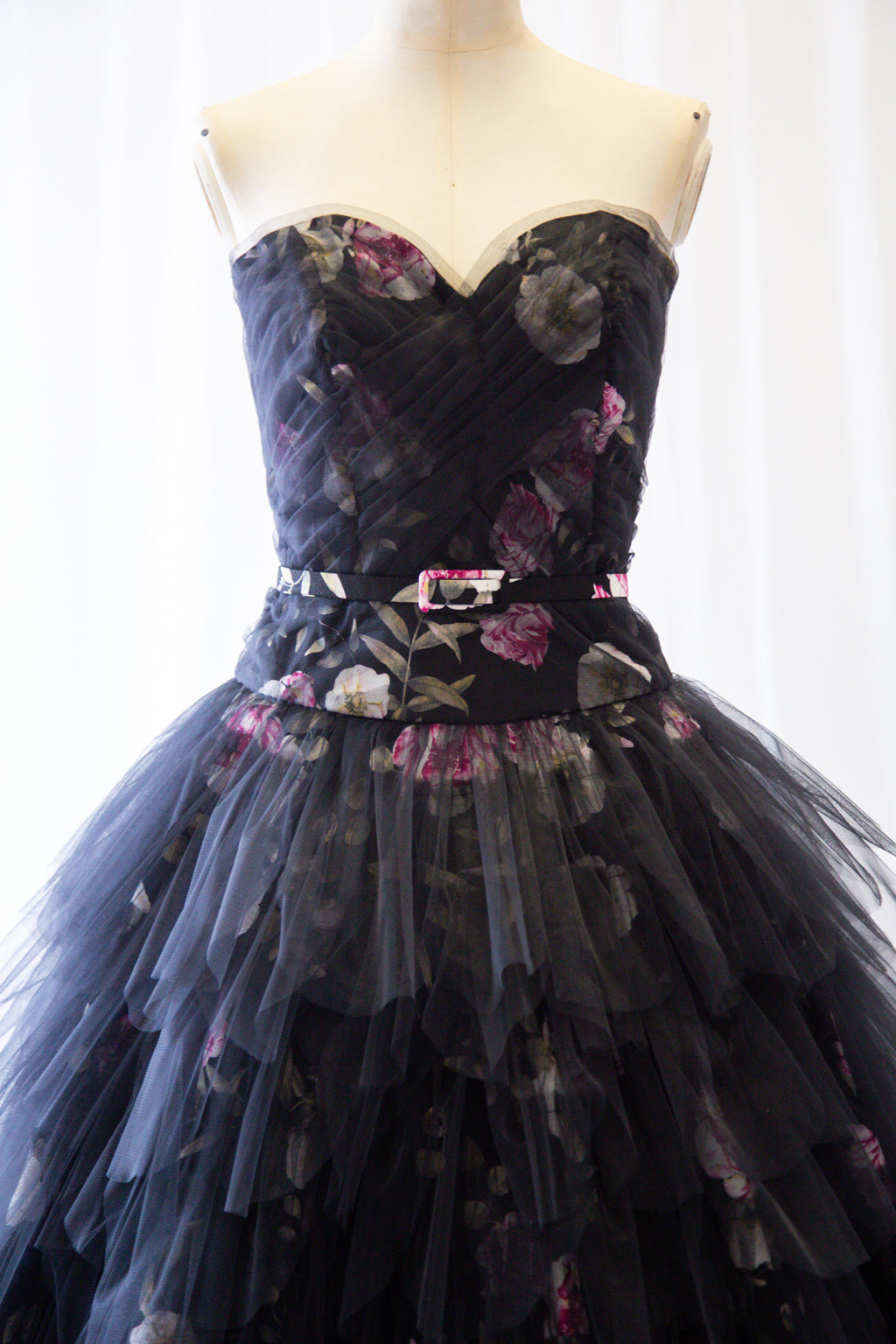 Yōsei Rose Linen Tulle Ballerina Dress