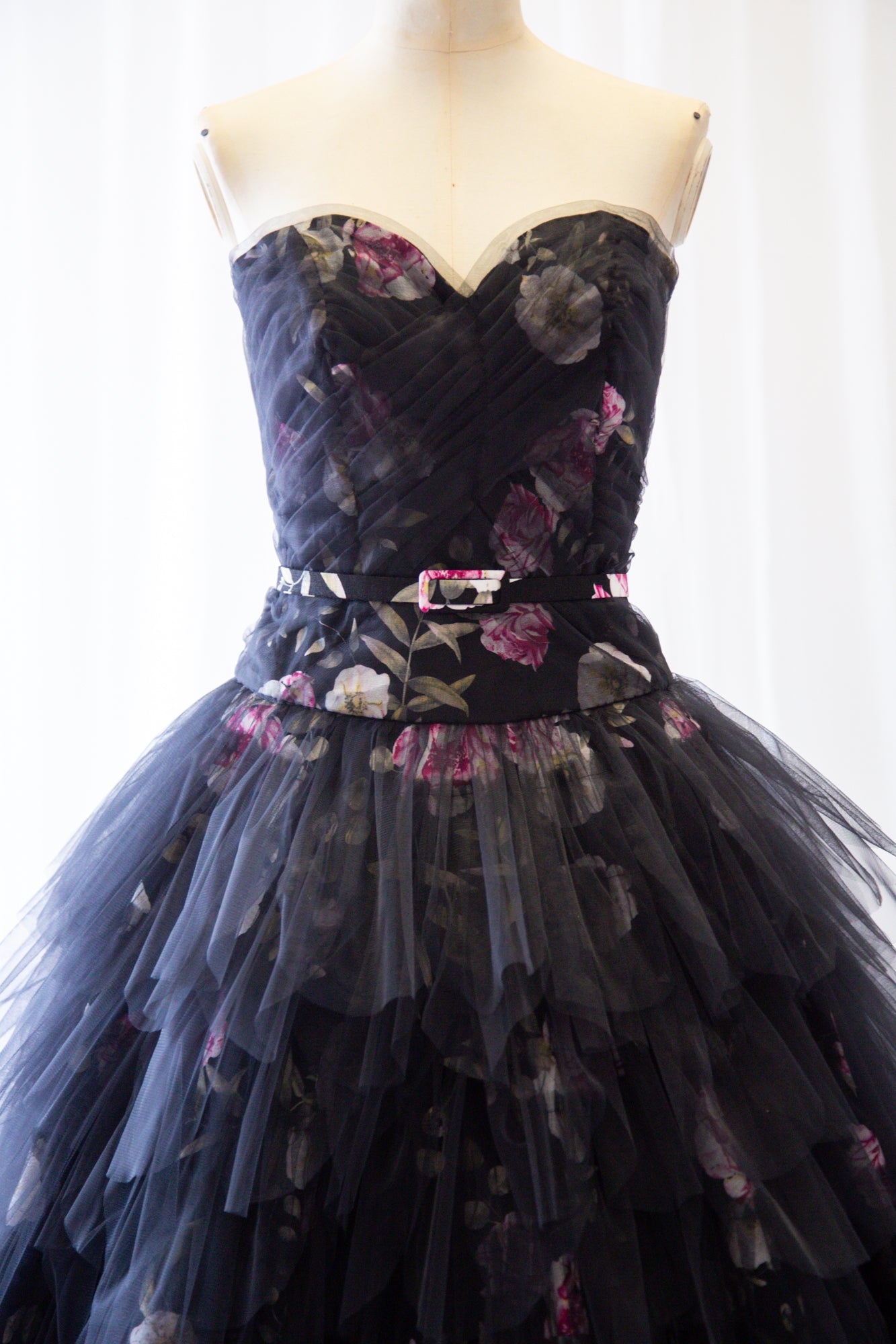 Yōsei Rose Linen Tulle Ballerina Dress