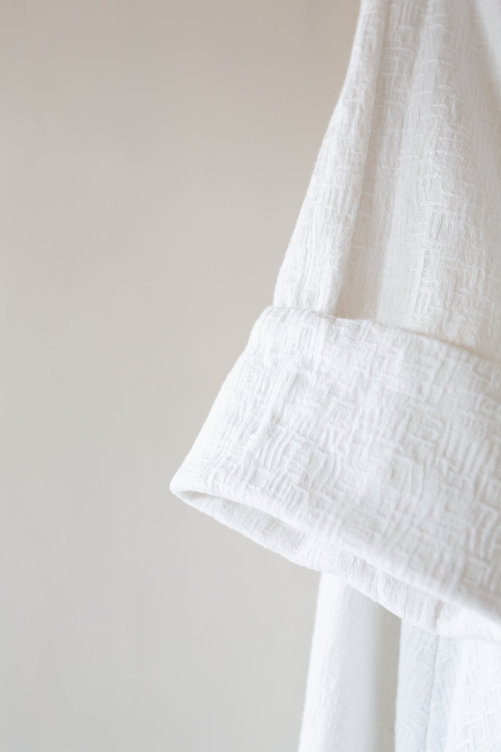 Vintage 1950s White Cotton Swing Coat