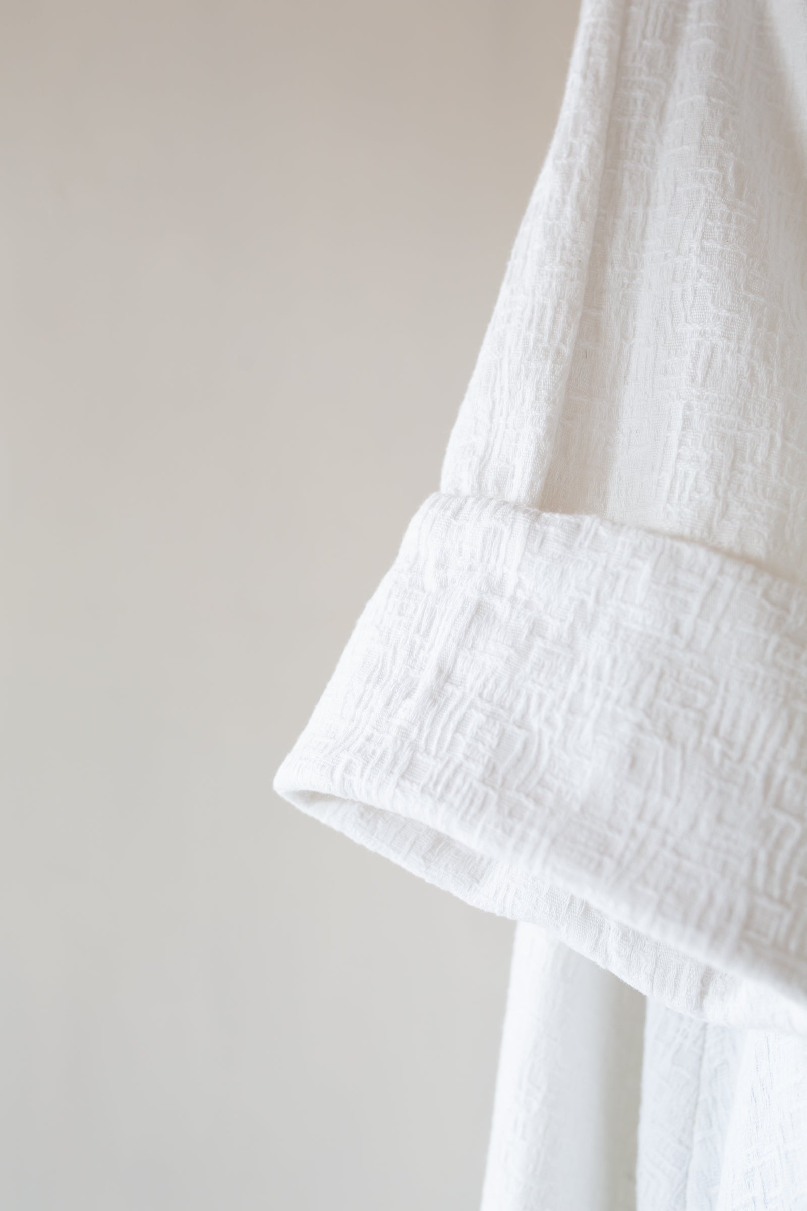 Vintage 1950s White Cotton Swing Coat