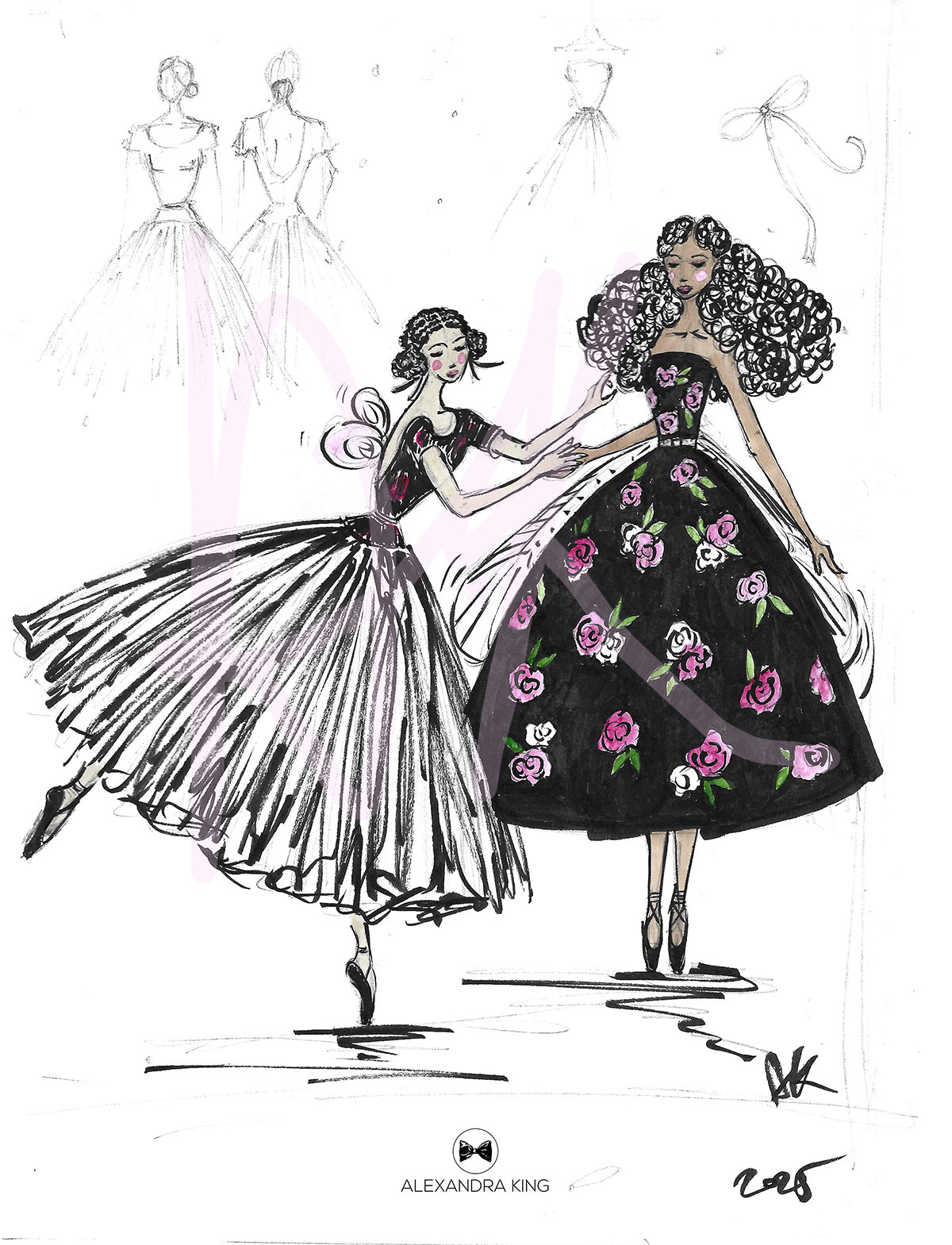 Aziza and Sylph Limited Edition Print