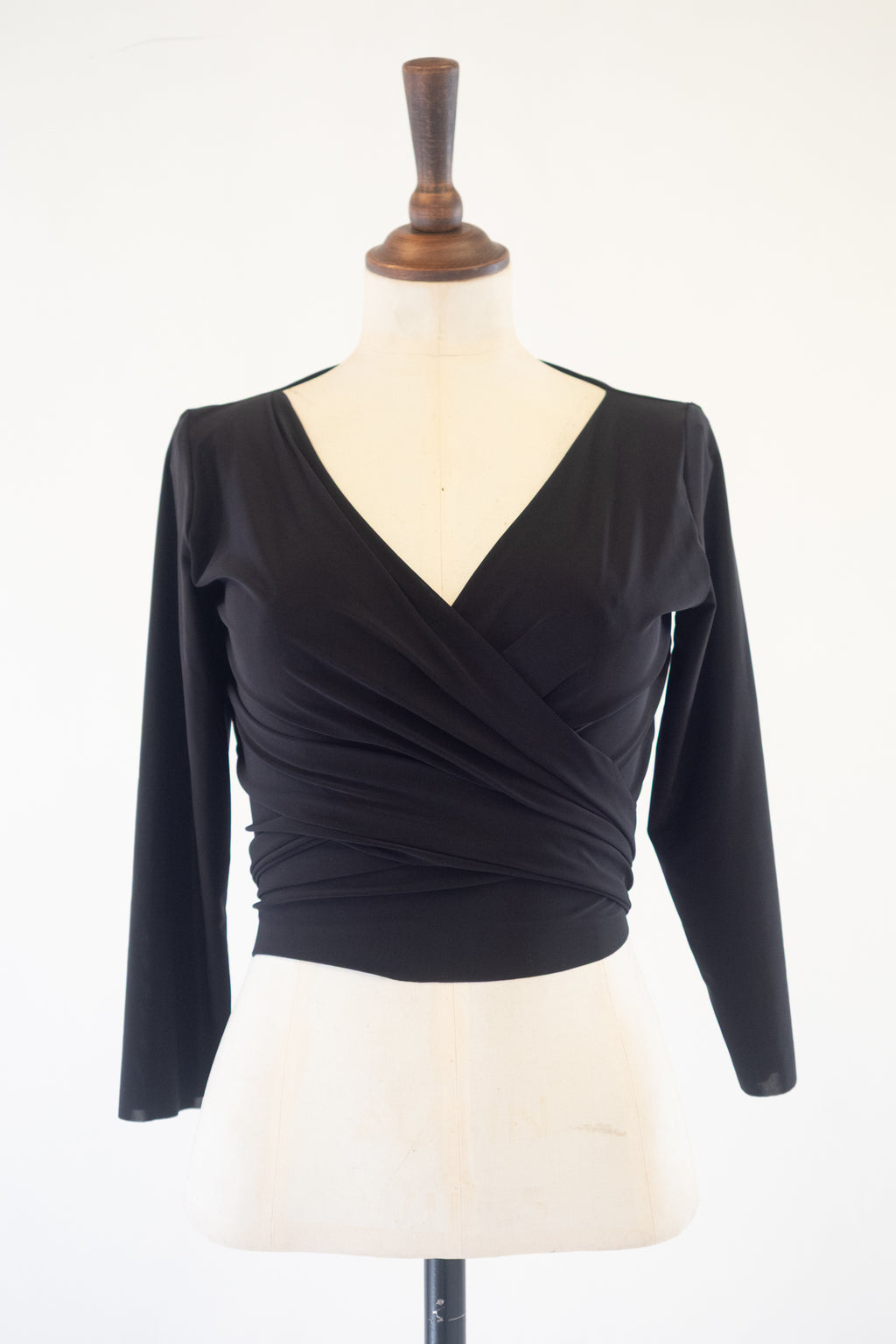 Babette Jersey Wrap Ballet Cardigan