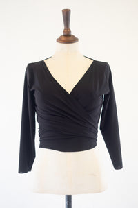 Babette Jersey Wrap Ballet Cardigan