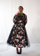 Sidhe Rose Linen Tulle Opera Coat