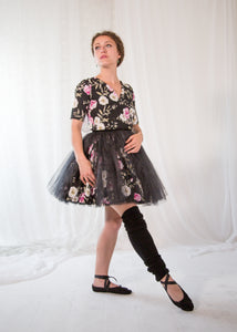 Feya Rose Linen Mini Ballet Dress