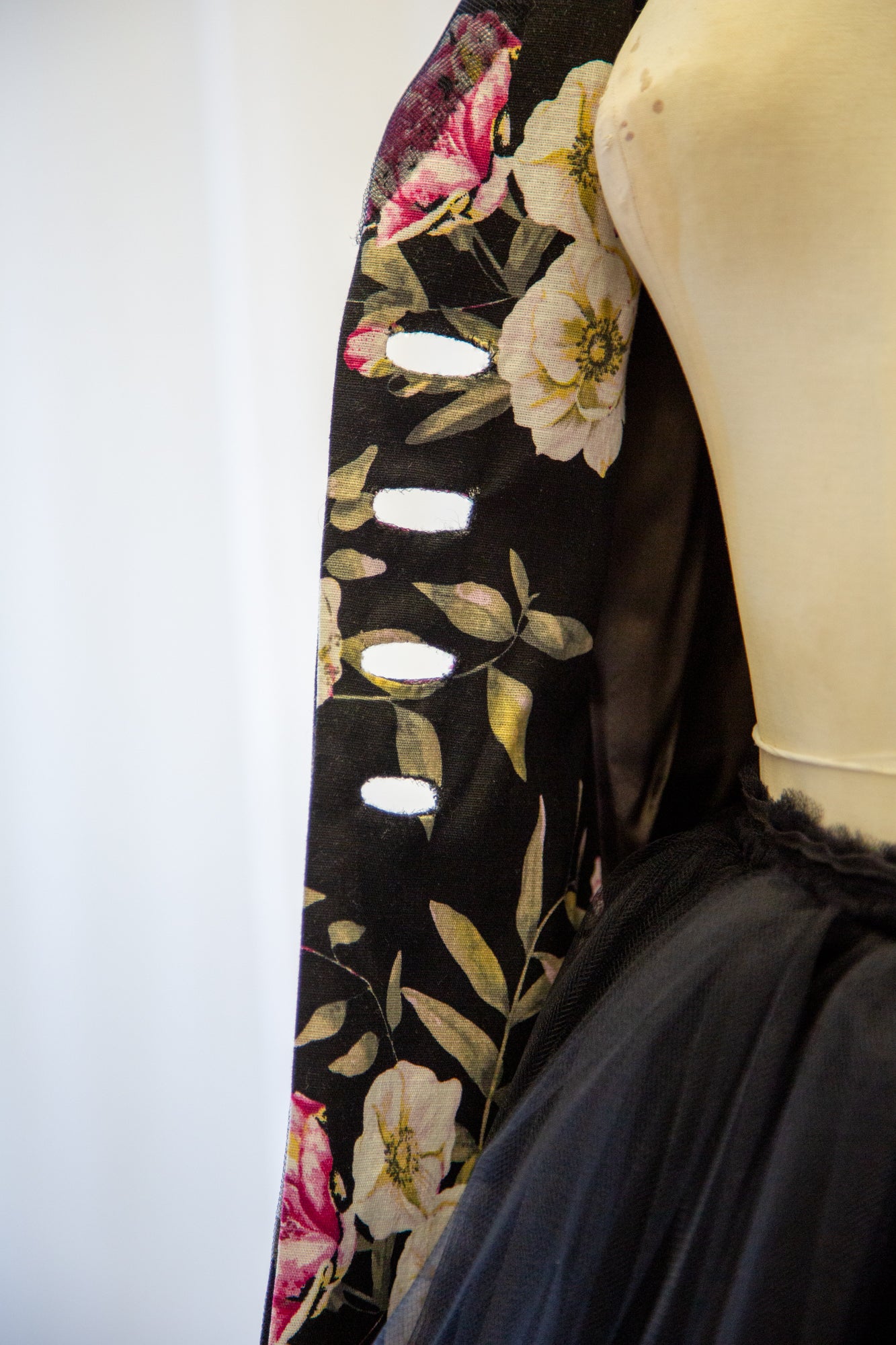 Hada - Rose Linen Tulle Jacket