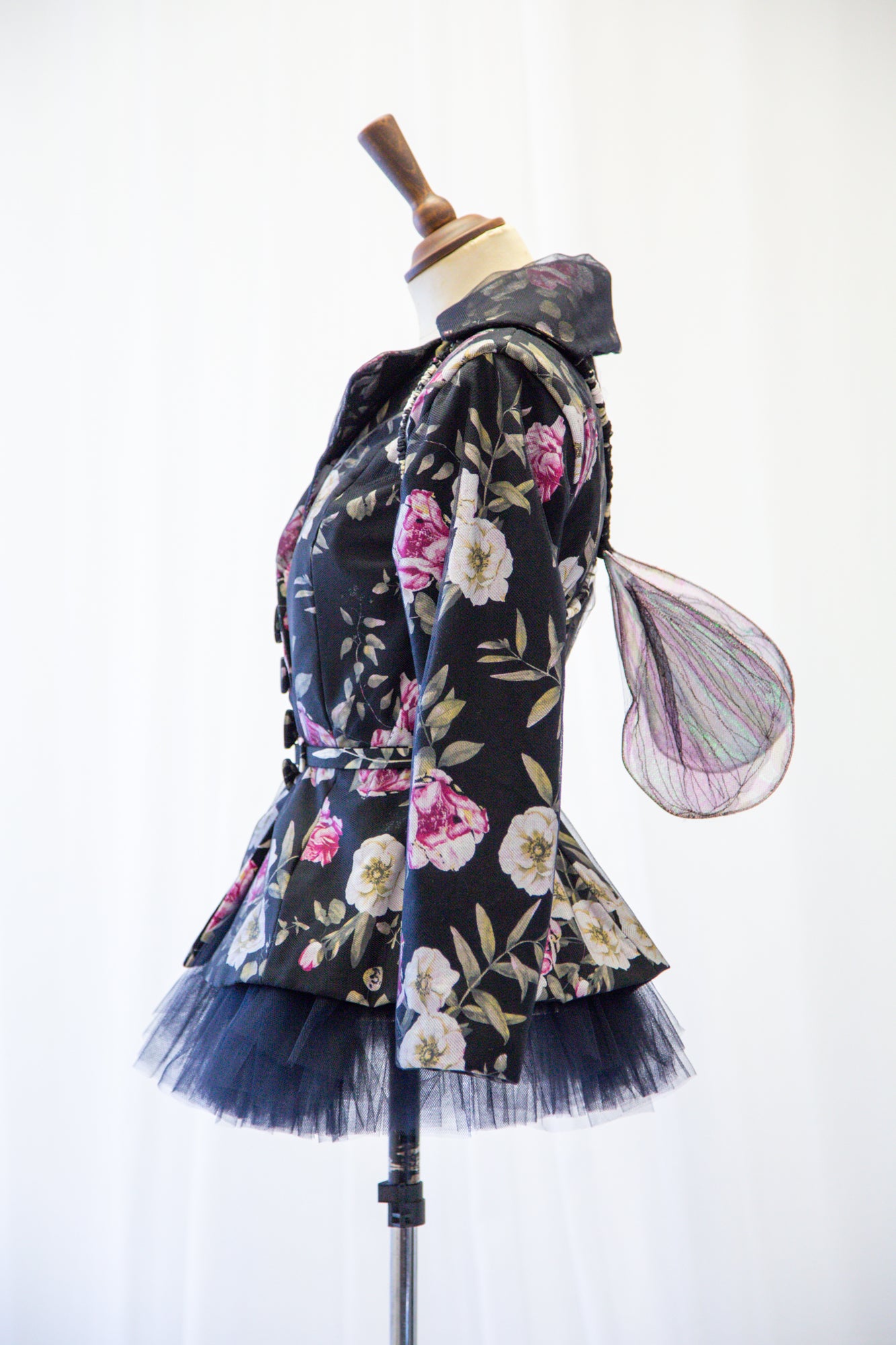 Hada - Rose Linen Tulle Jacket