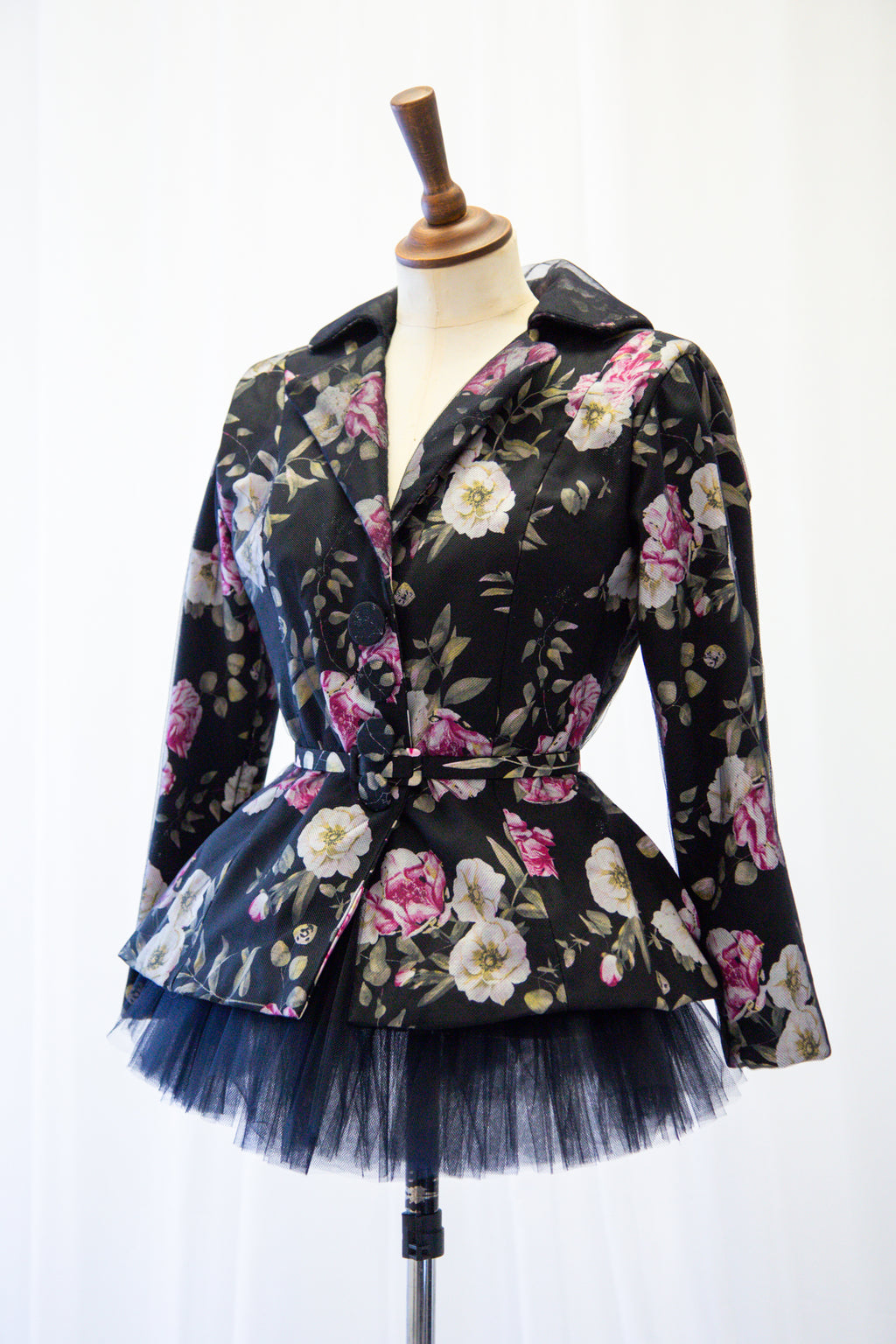 Hada - Rose Linen Tulle Jacket