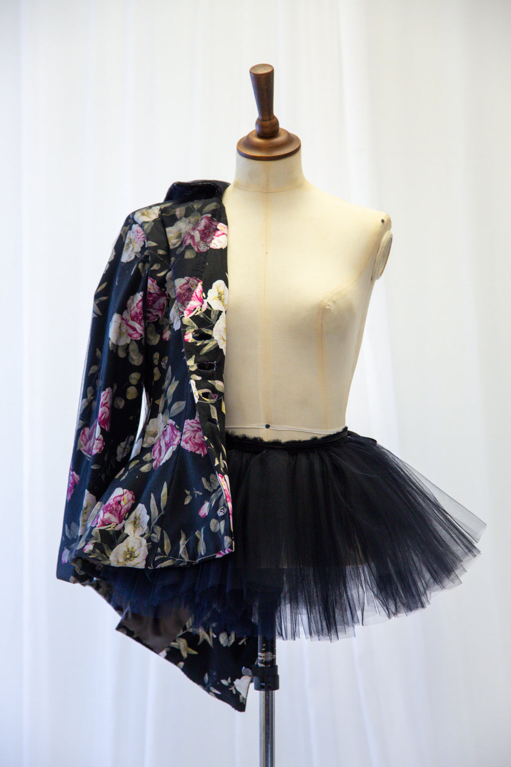 Hada - Rose Linen Tulle Jacket