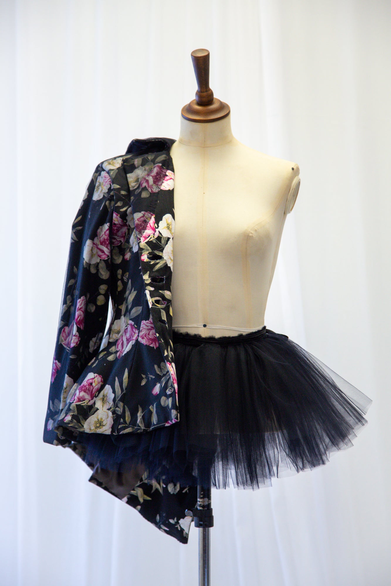 Hada - Rose Linen Tulle Jacket