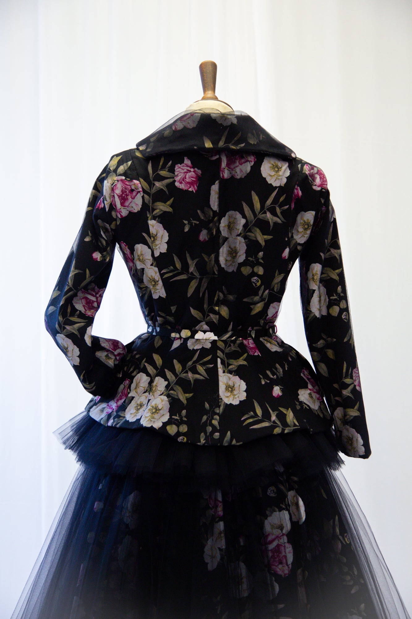 Hada - Rose Linen Tulle Jacket