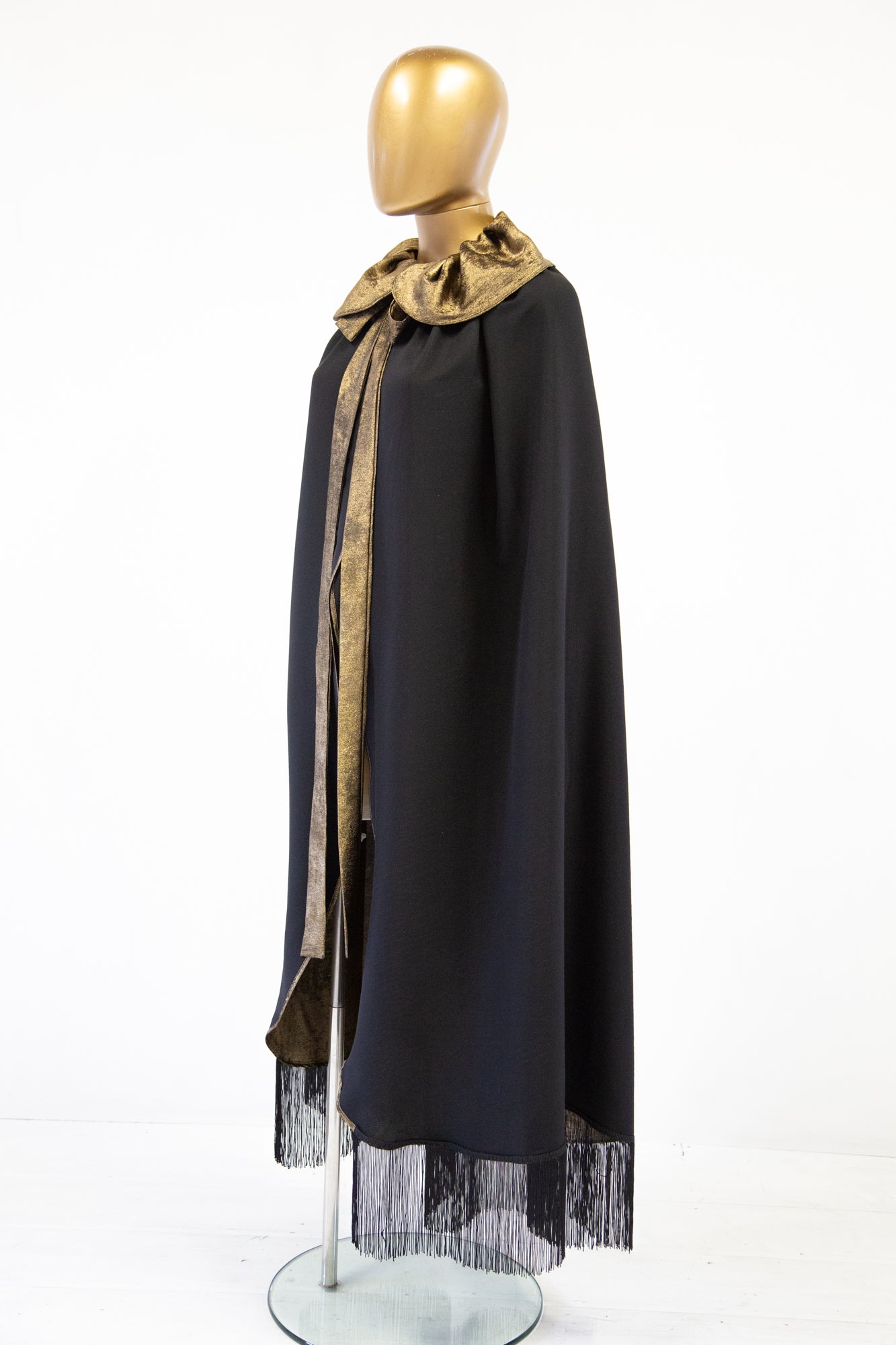 Kate - Gold Fringed Opera Cape